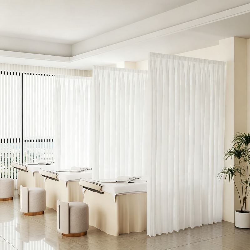 U-shaped L-shaped Curved Priva - Health Wellness Office ulasan dan harga