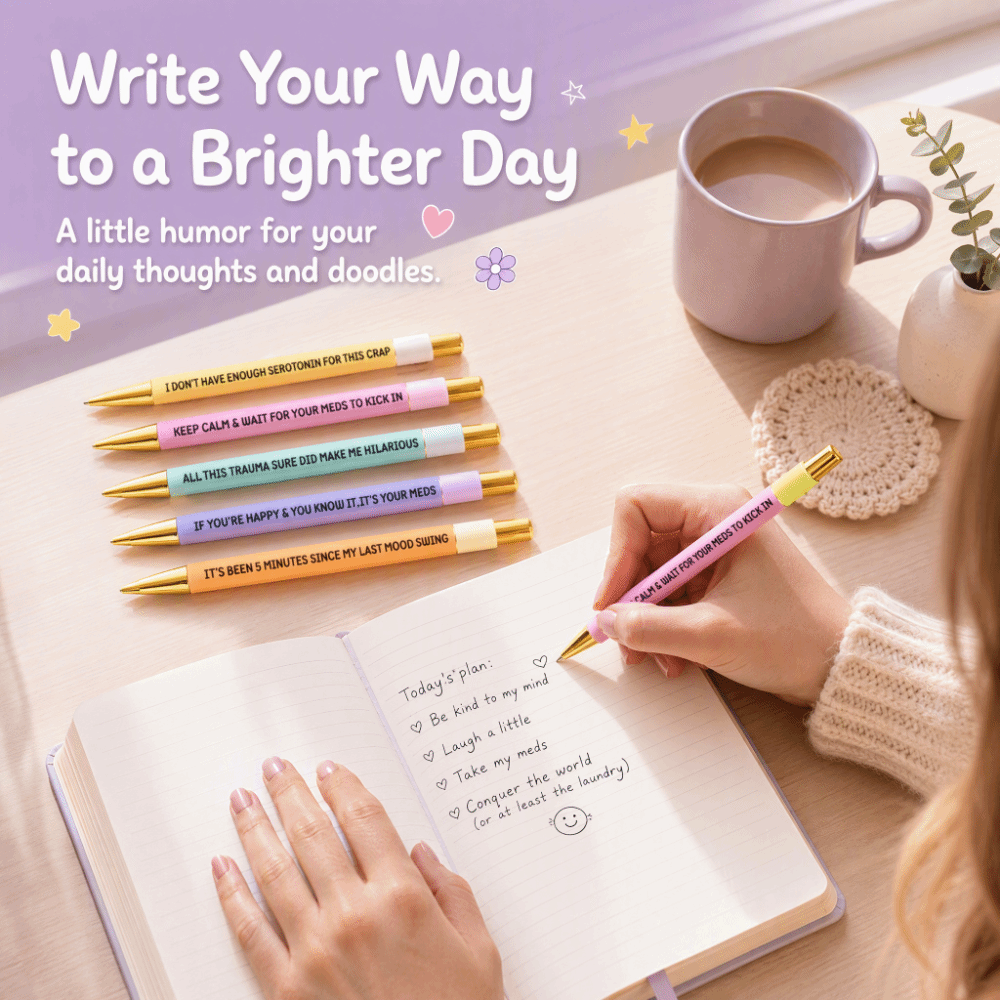 Wellness Funny Ballpoint Pens  - Health Wellness Office ulasan dan harga