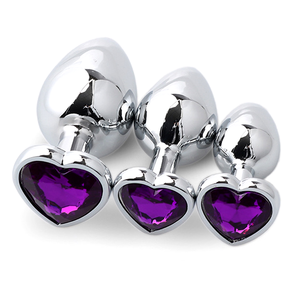 3PCS Metal Anal Plugs for Coup - Health With Wellness ulasan dan harga