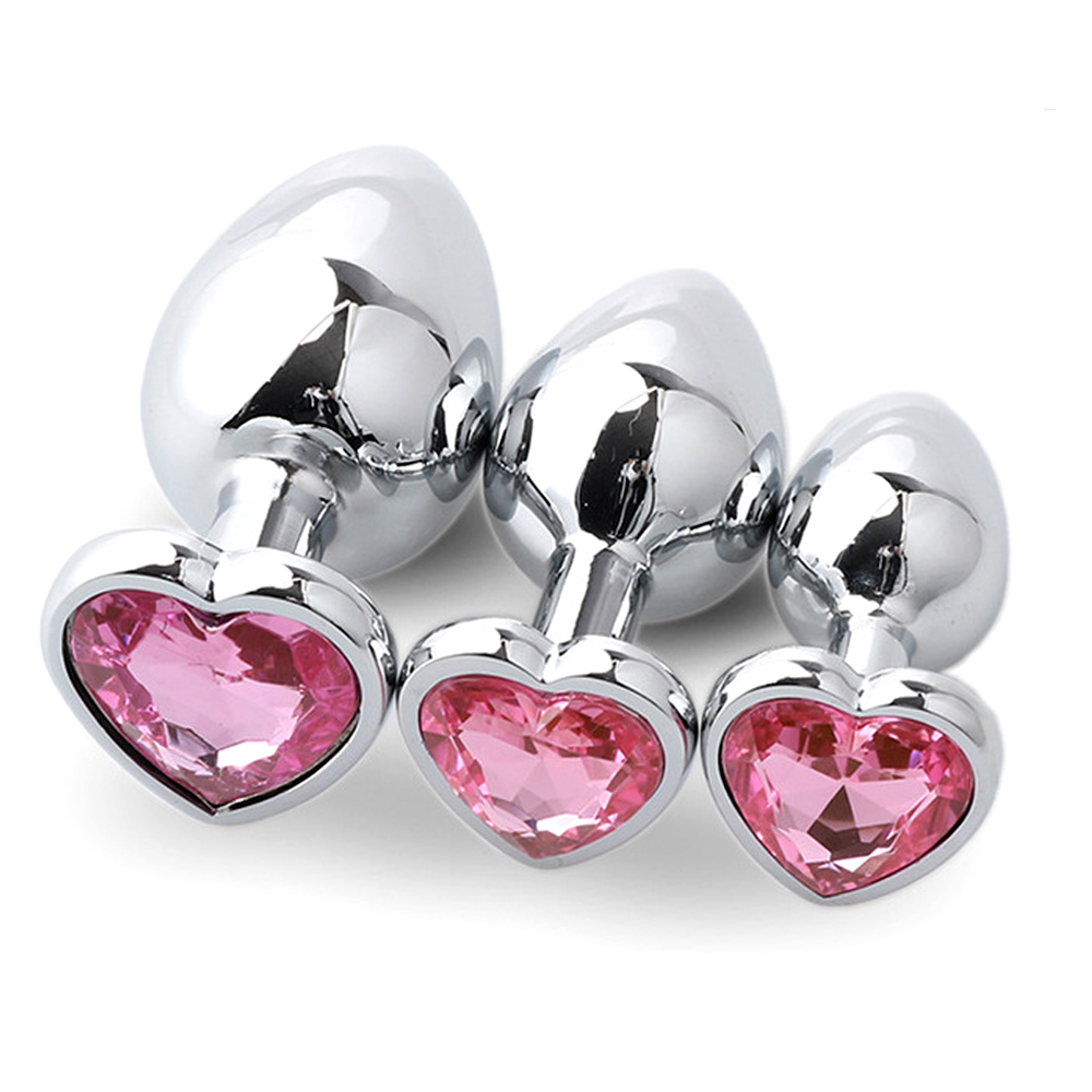 3PCS Metal Anal Plugs for Coup - Health With Wellness ulasan dan harga