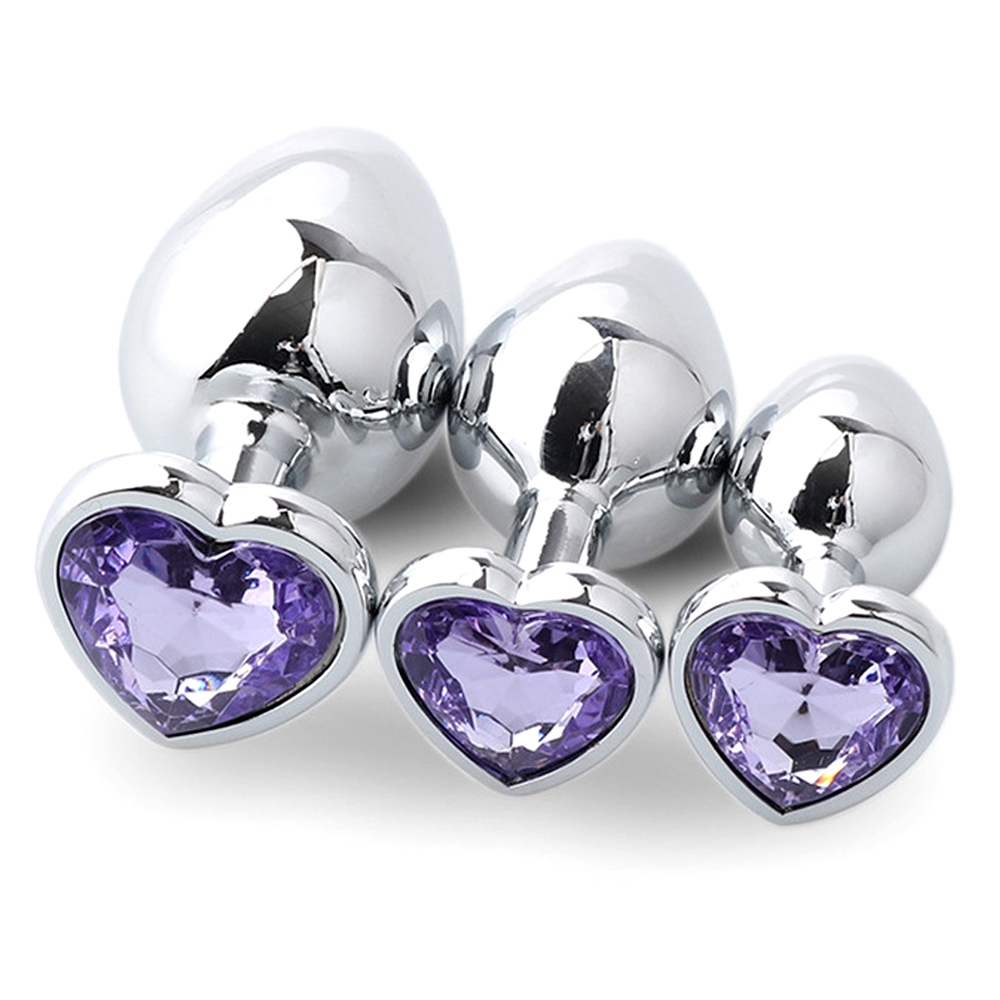 3PCS Metal Anal Plugs for Coup - Health With Wellness ulasan dan harga