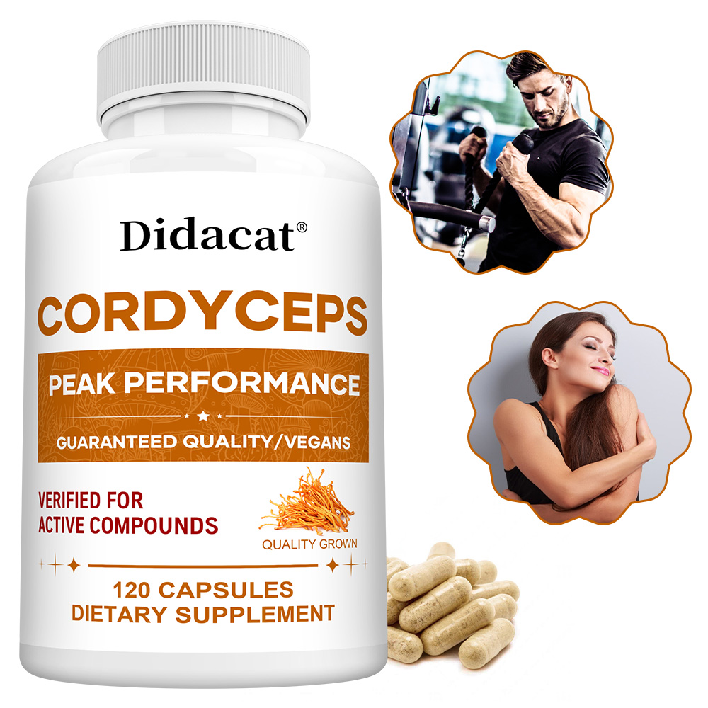 Cordyceps Mushroom Capsules 10 - Health With Wellness ulasan dan harga