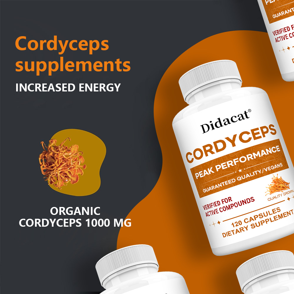 Cordyceps Mushroom Capsules 10 - Health With Wellness ulasan dan harga