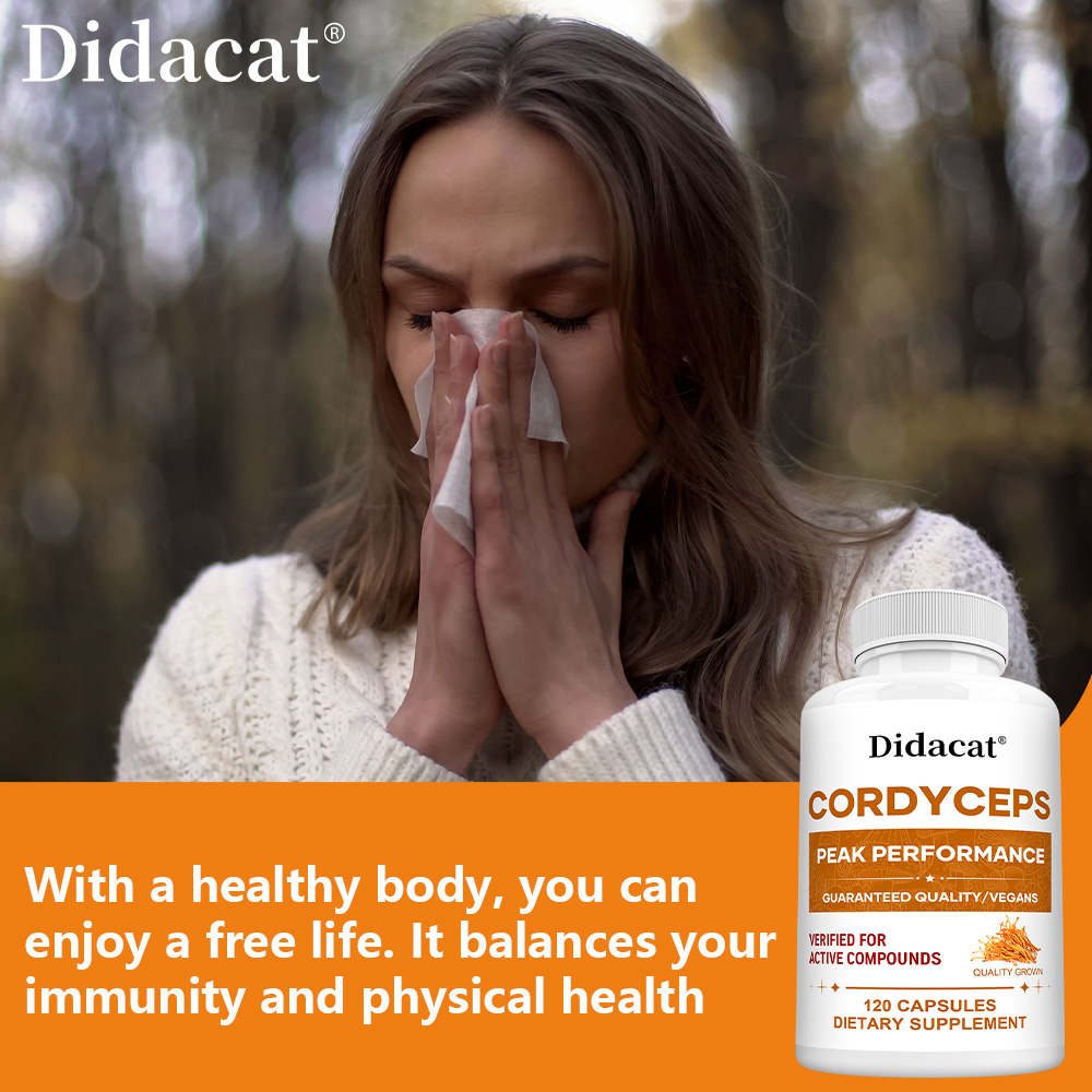 Cordyceps Mushroom Capsules 10 - Health With Wellness ulasan dan harga